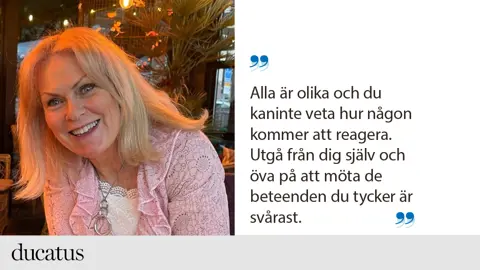 Öva på att möta reaktioner